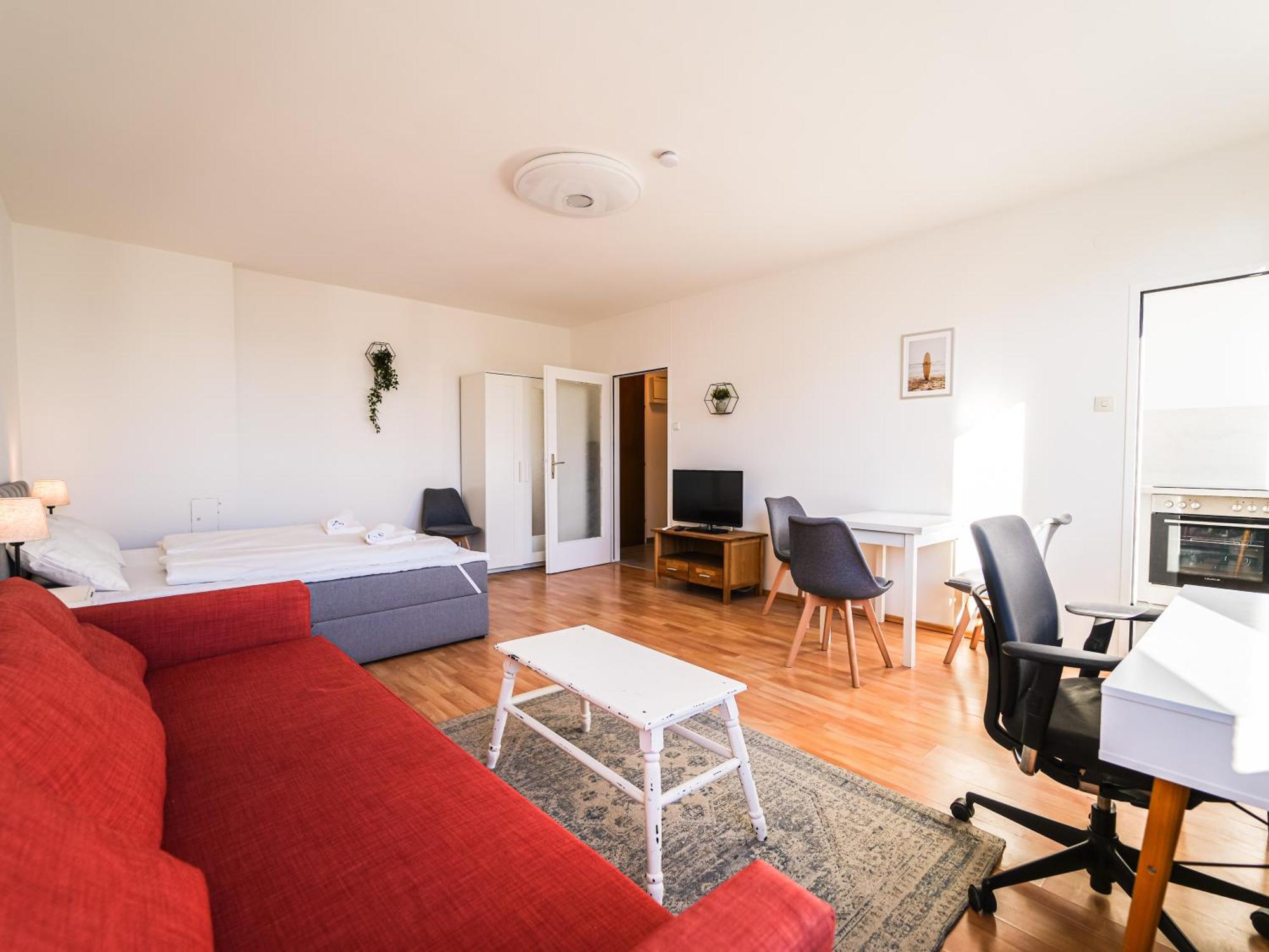 Spacious Apartments With View & Free Parking Винер Нойщат Екстериор снимка